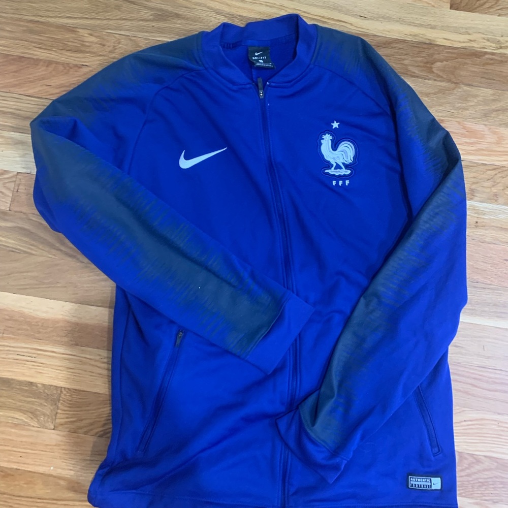 FFF French Football Federation Nike Fleece Jacket Medium